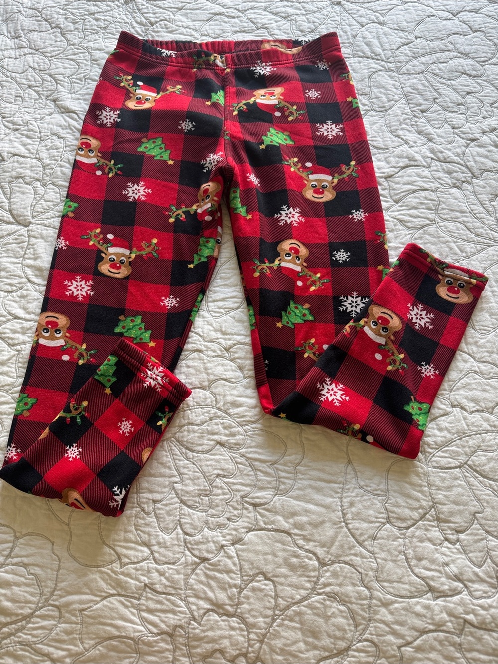 No boundaries Christmas leggings size L (11-13)